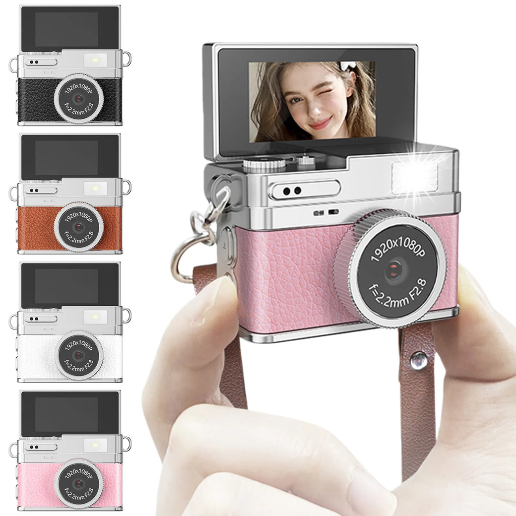 Mini Cámara Retro CCD - Llavero con Grabación