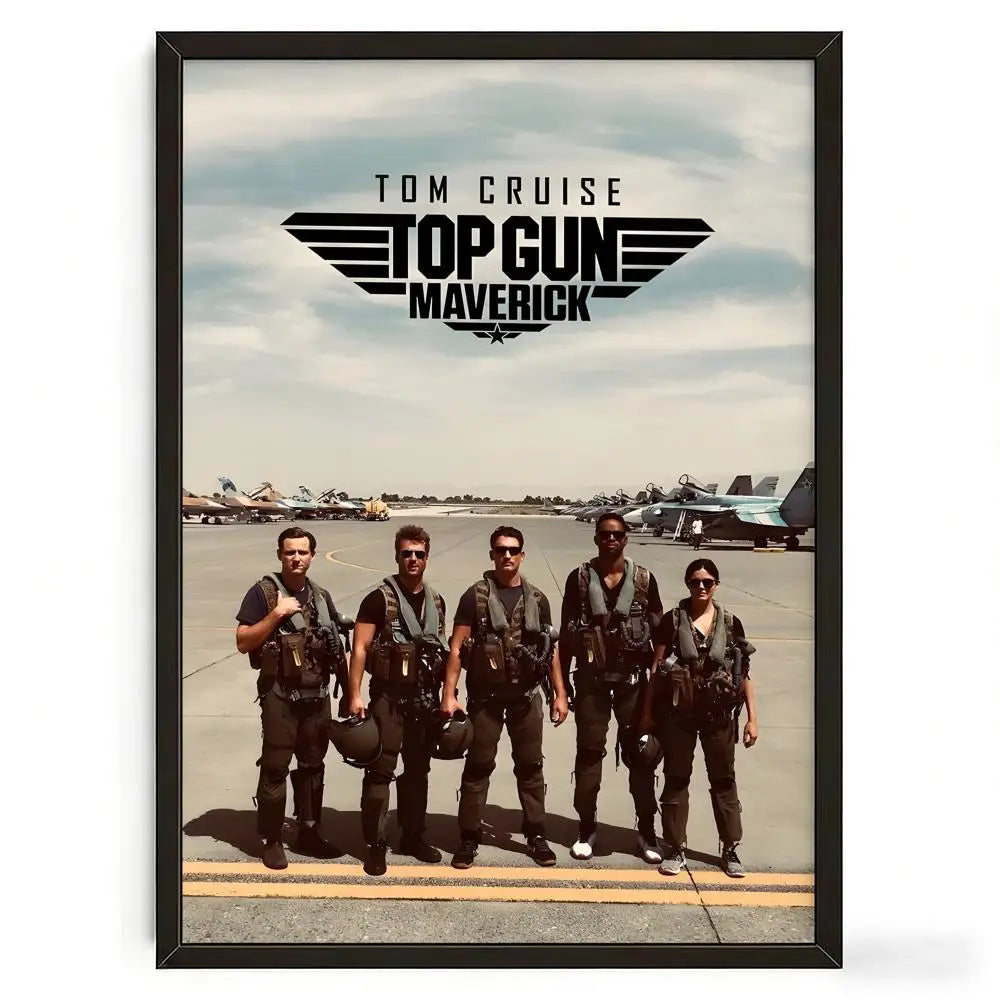 Poster Top Gun Pelicula Retro - Arte Decorativo para Pared