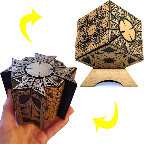 Caja Rompecabezas Funcional - Cubo Puzzle Decorativo Retro