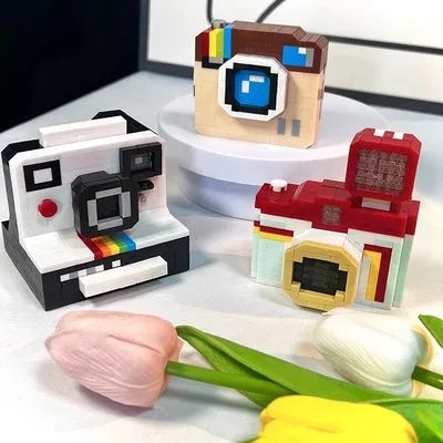 Cámara Retro DSLR - Bloques de Construcción Vintage