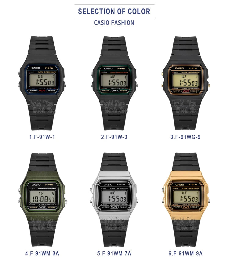 Reloj Casio Militar LED Retro - Digital Deportivo Resistente al Agua