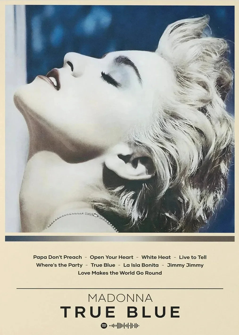 Póster Canvas Madonna - Reina del Pop Arte Retro 80s