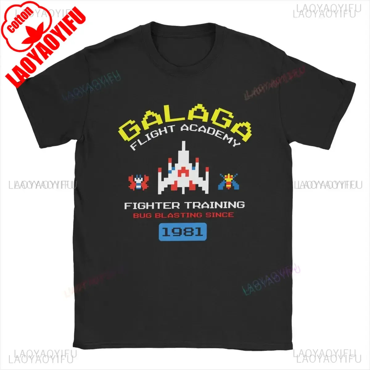 Camiseta Retro Galaga - Arcade Space Invaders 80s