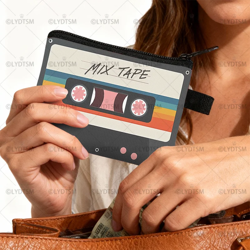 Monedero Retro Cassette - Billetera Vintage Unisex