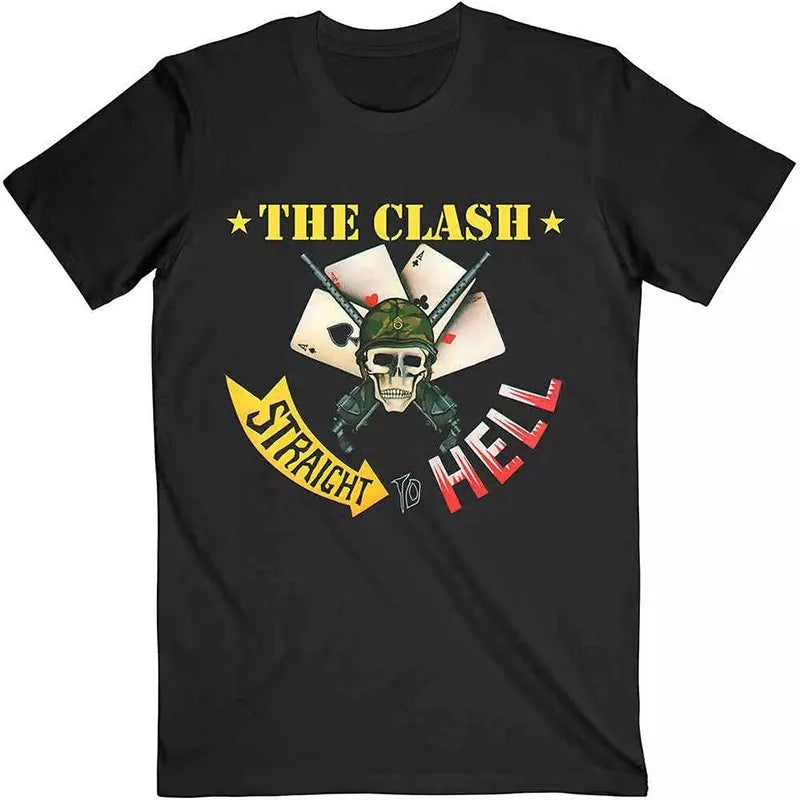 Camiseta The Clash - London Calling Rock Band Retro