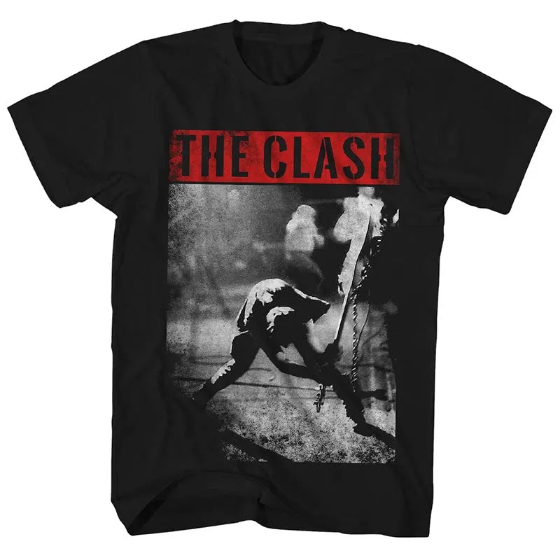 Camiseta The Clash - London Calling Rock Band Retro