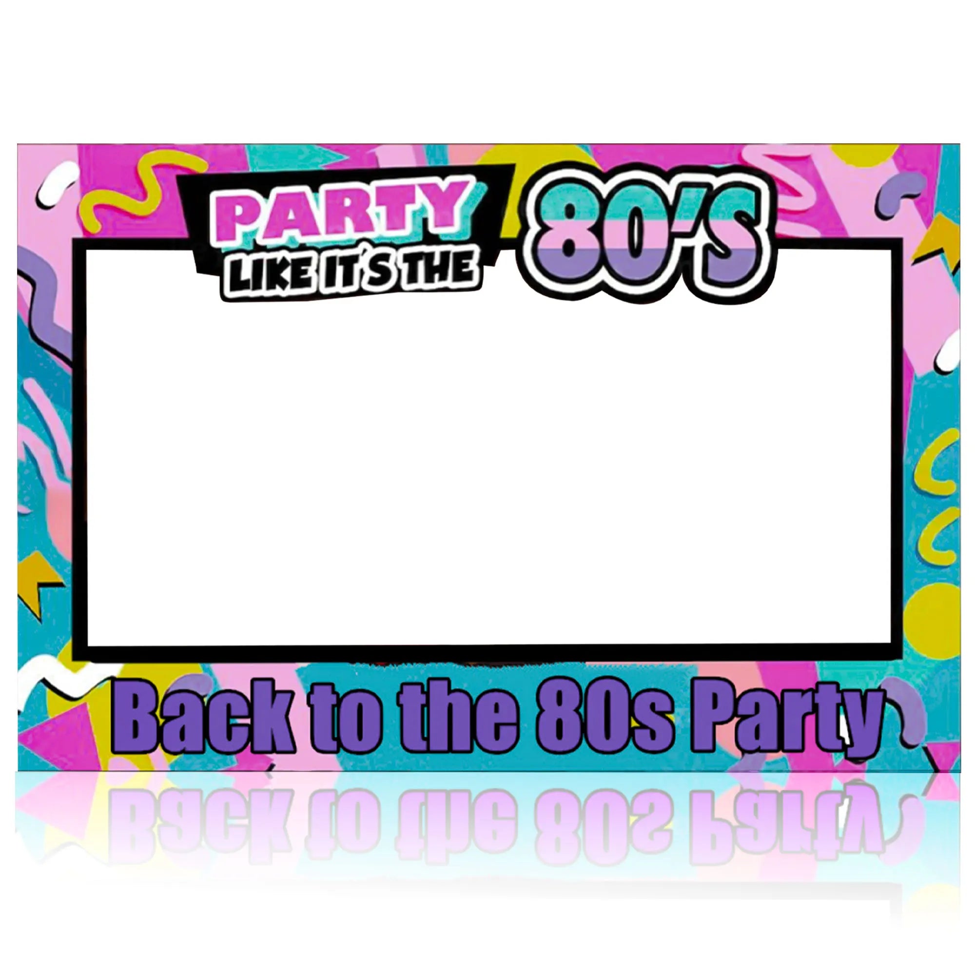 LaVenty Back to 80s90s00s Photo Booth Frame 80s Photo Booth Props Back to 80s Decorations 80s Party 1980s Party Photo Booth