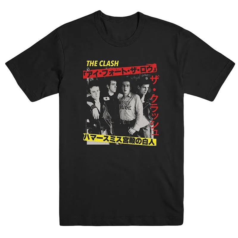 Camiseta The Clash - London Calling Rock Band Retro