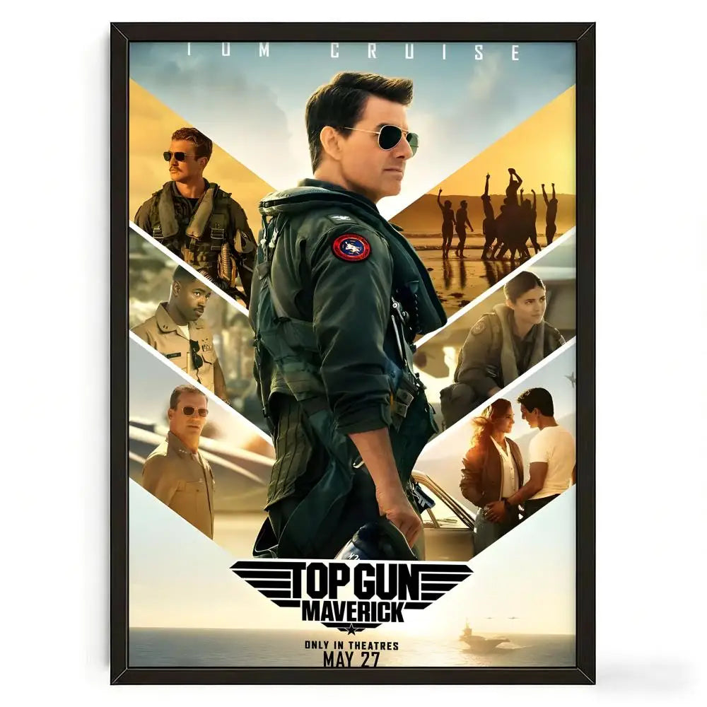 Poster Top Gun Pelicula Retro - Arte Decorativo para Pared