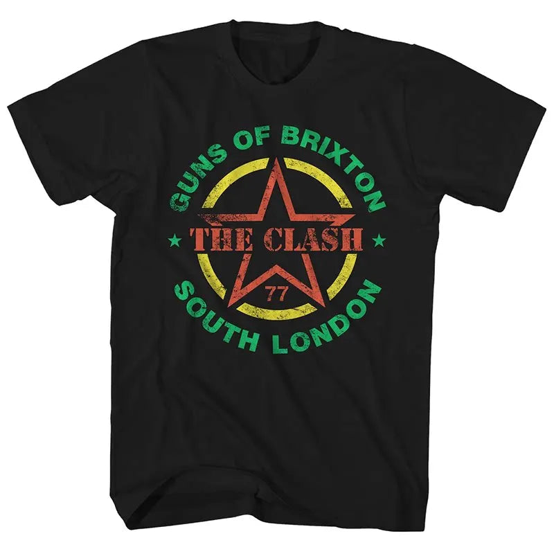 Camiseta The Clash - London Calling Rock Band Retro