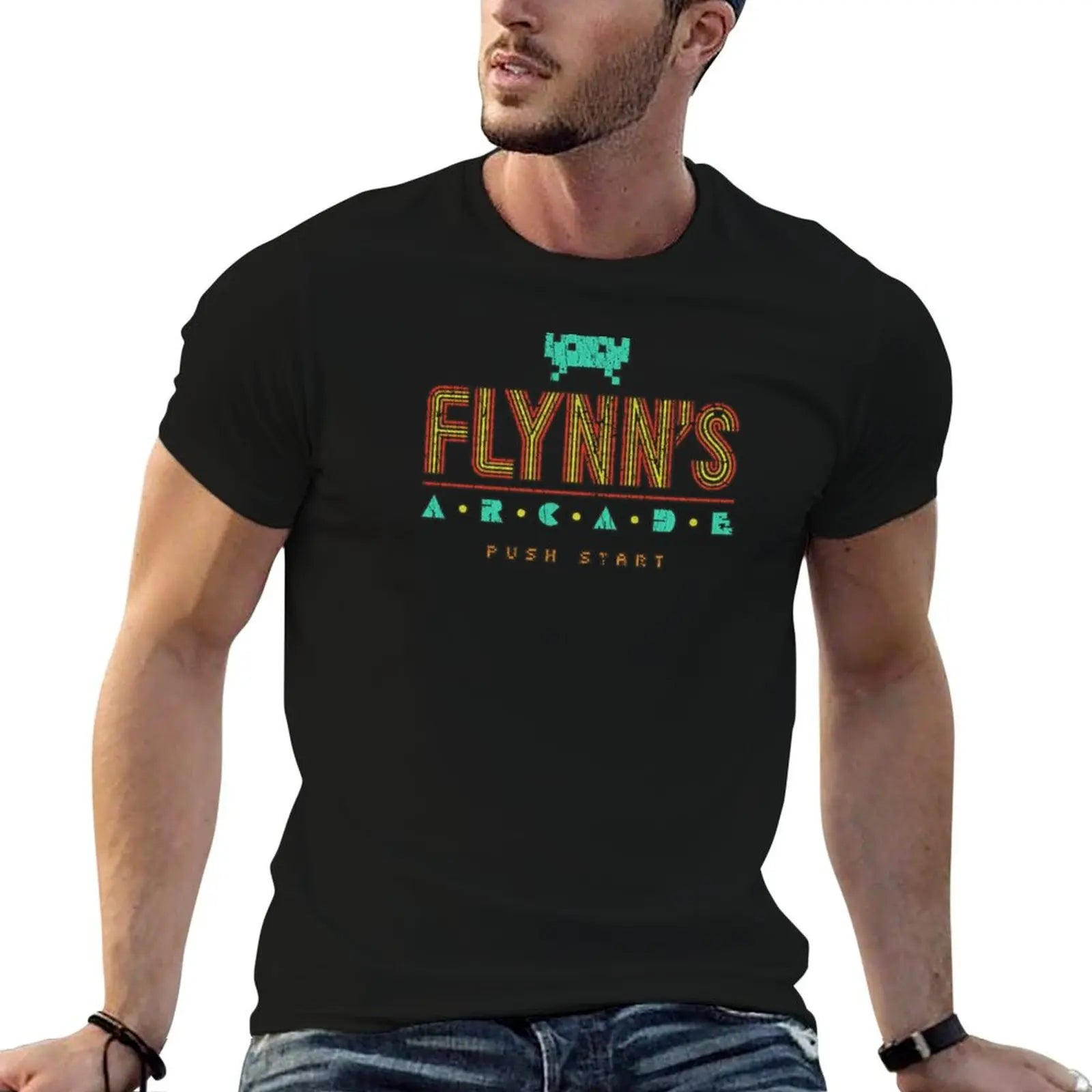 Camiseta Flynn's Arcade 1982 - TRON Retro Algodón Suave