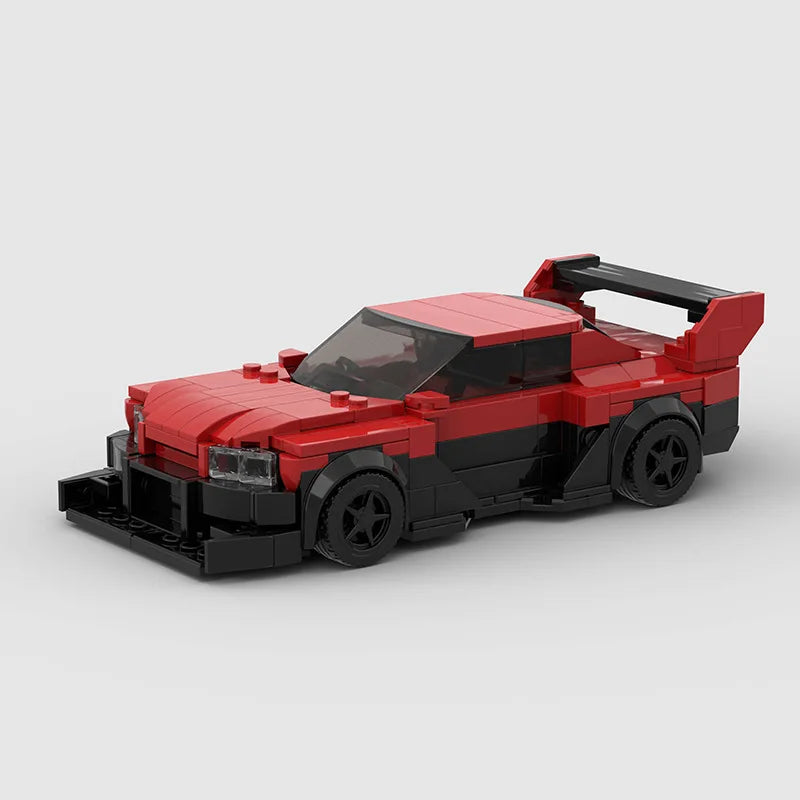 Auto Campeón MOC Rally - Bloques de Construcción Super Car Retro