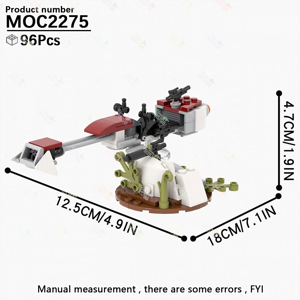 Naves y Robots Star Wars MOC - Bloques de Construccion Retro