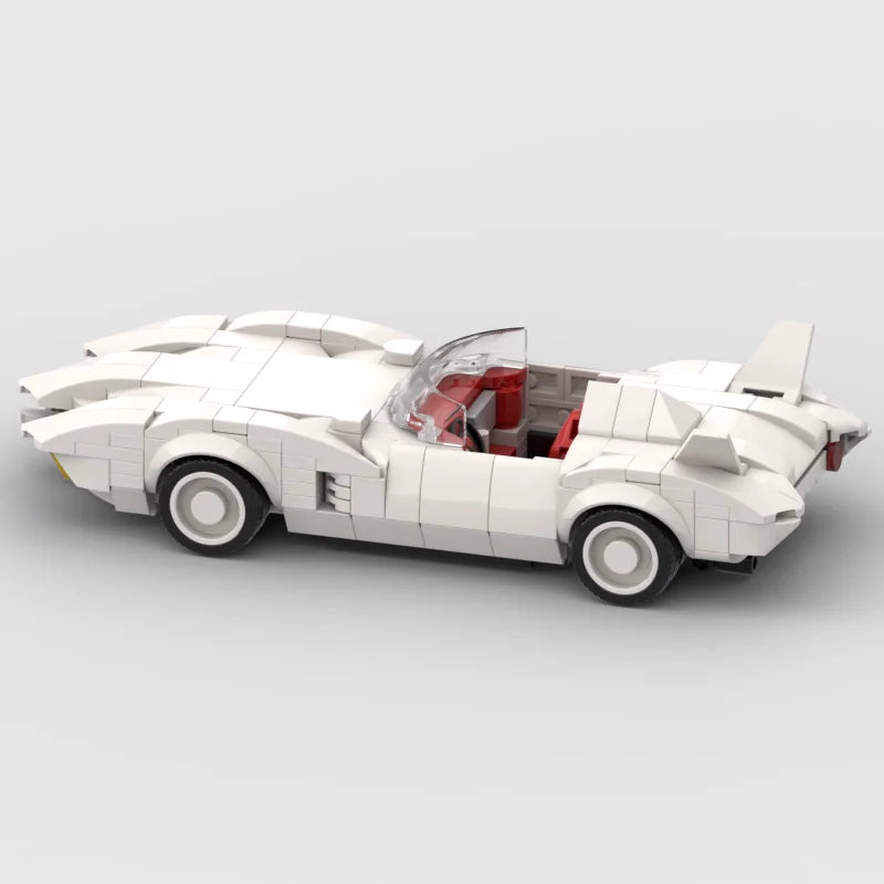 Auto de Carreras MOC 373 Piezas - Bloques de Construcción Retro