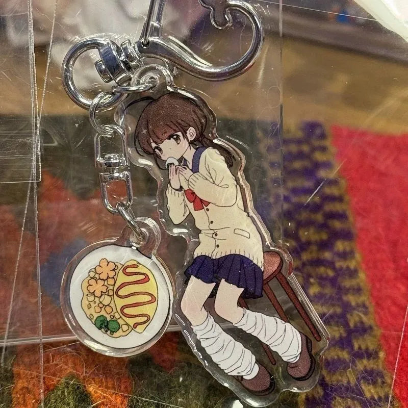 New Y2k Singer Girl Figurine Key Chain Project Anime Peripherals Cute Cartoon Originality Delicate Schoolbag Pendant Cute Gift