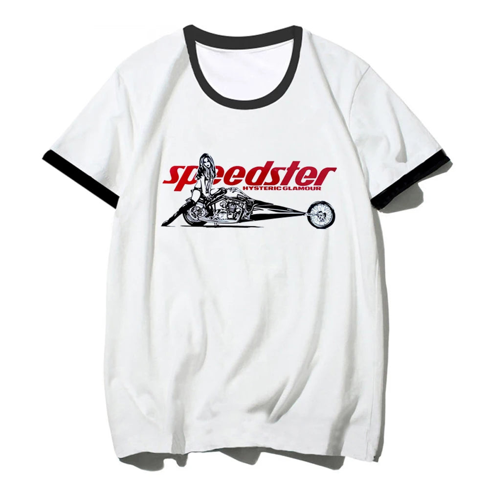 Top Y2K Japonés Mujer - Camiseta Funny Girl Retro