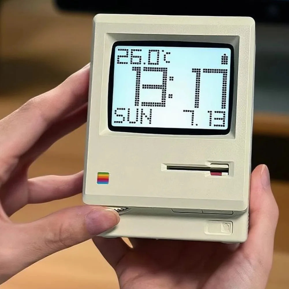 Reloj Retro Maclock - Alarma Digital Estilo Vintage