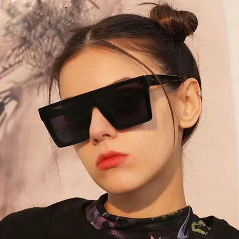 Gafas de Sol Cuadradas Vintage - Espejo Clásico UV400 Mujer