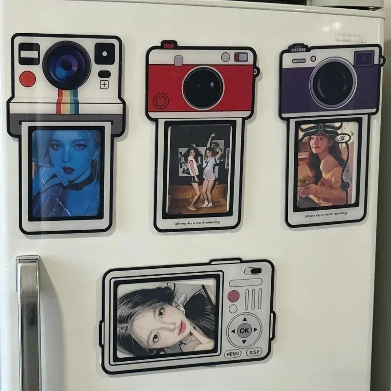 Imán Retro Cámara Instantánea - Decoración Vintage para Nevera