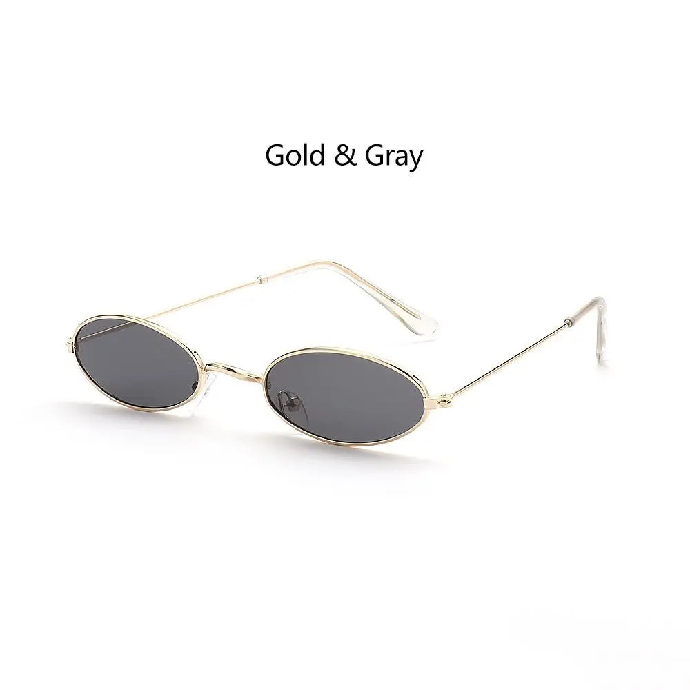 Gafas de Sol Ovaladas Retro - Marco Pequeño Metal Vintage