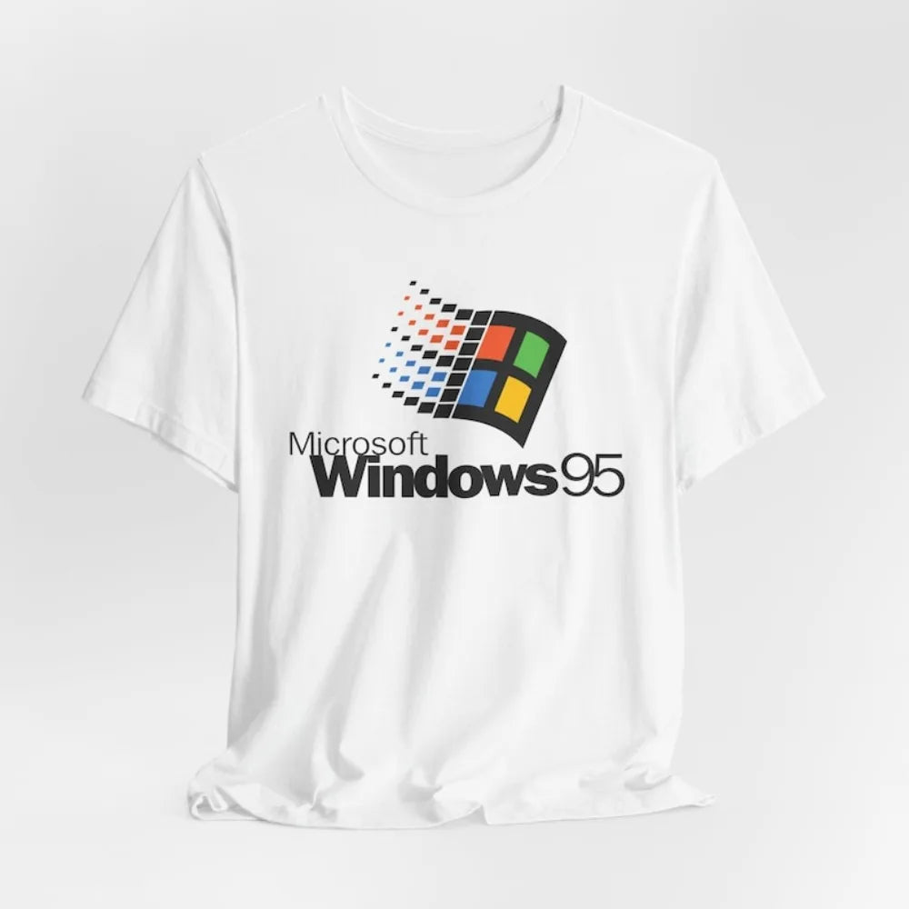 Camiseta Retro Windows 95 - Nostalgia Tech 90s
