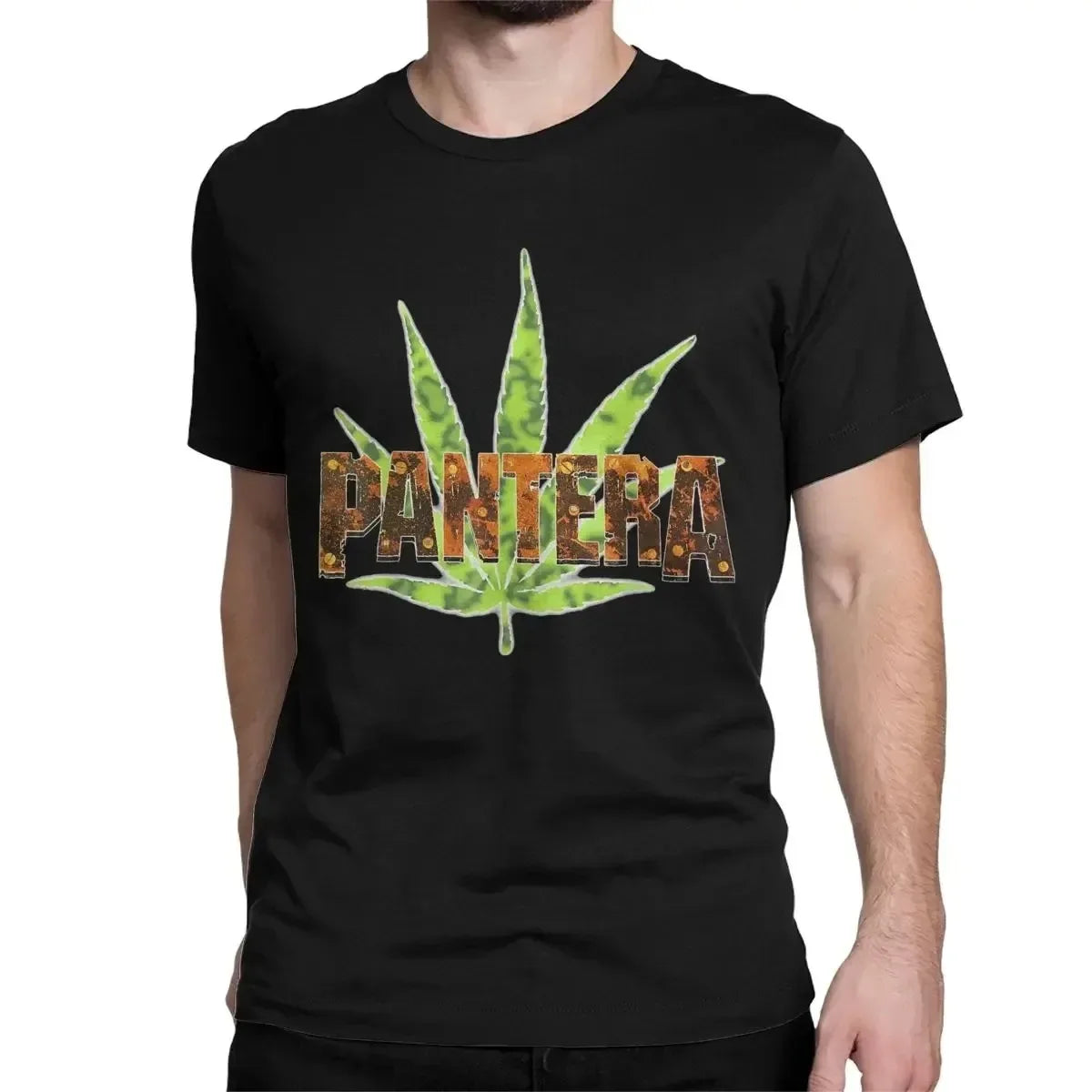 Camiseta Pantera Póster - Heavy Metal Band Oversize Algodón
