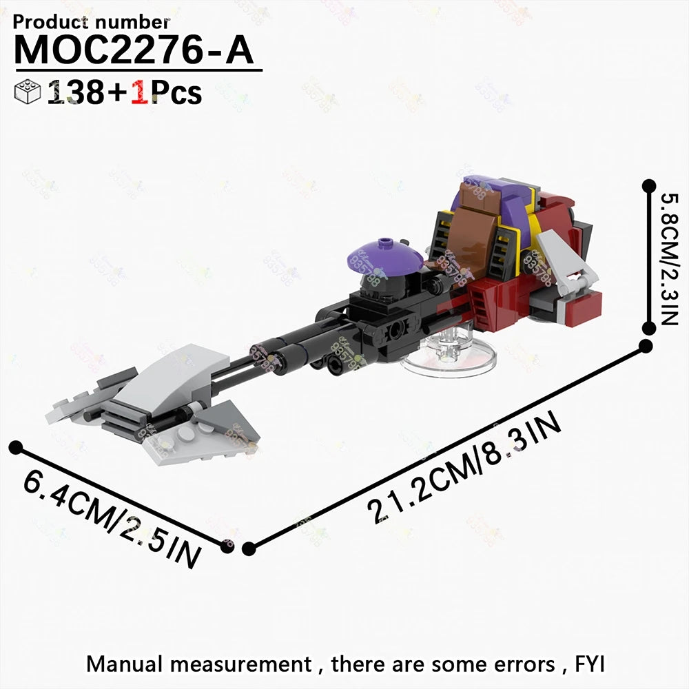 Naves y Robots Star Wars MOC - Bloques de Construccion Retro