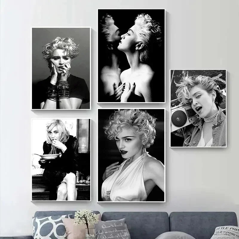 Póster Canvas Madonna - Reina del Pop Arte Retro 80s