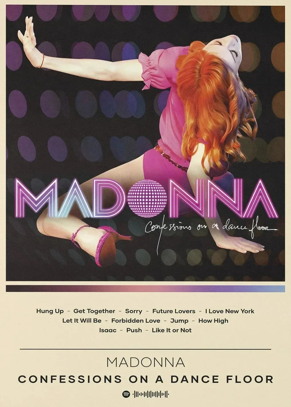 Póster Canvas Madonna - Reina del Pop Arte Retro 80s