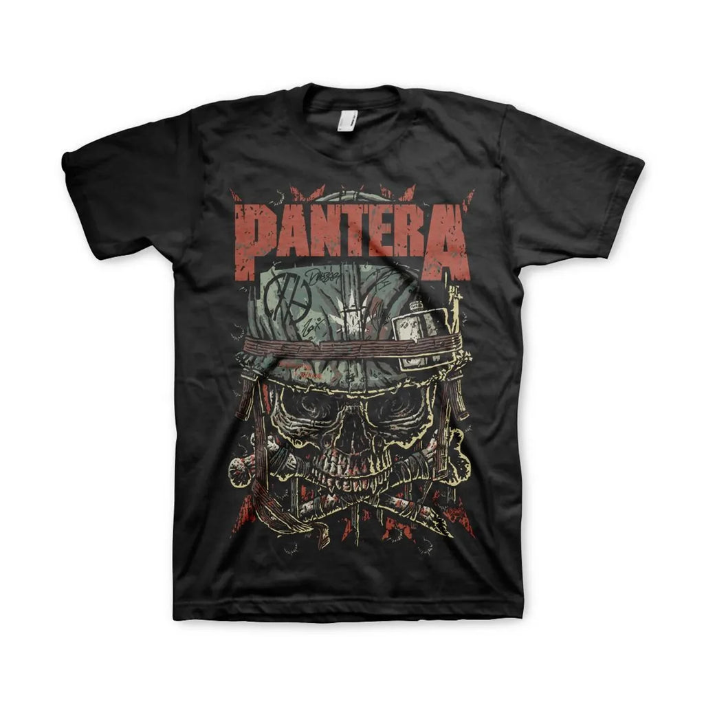 Camiseta Pantera Póster - Heavy Metal Band Oversize Algodón
