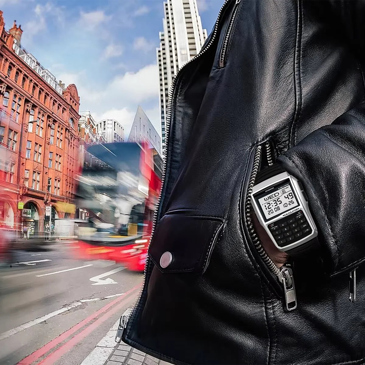 Reloj Calculadora LED Retro - Estilo Deportivo Digital