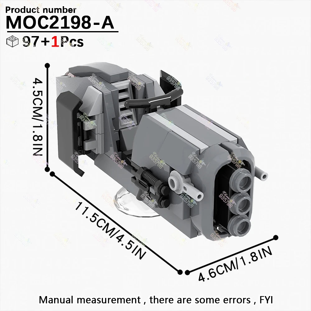 Naves y Robots Star Wars MOC - Bloques de Construccion Retro