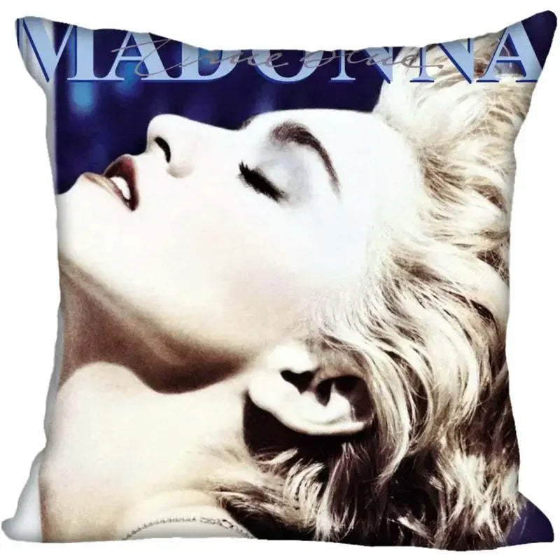 Funda de Almohada Decorativa Madonna - Pop Star Retro 80s