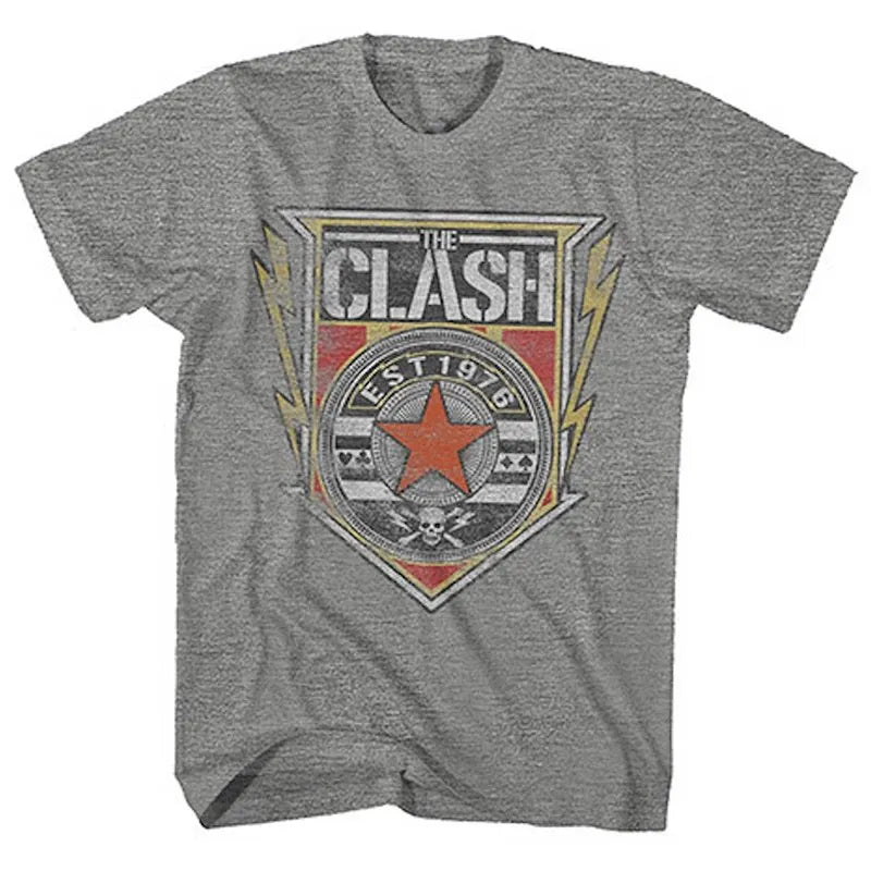 Camiseta The Clash - London Calling Rock Band Retro