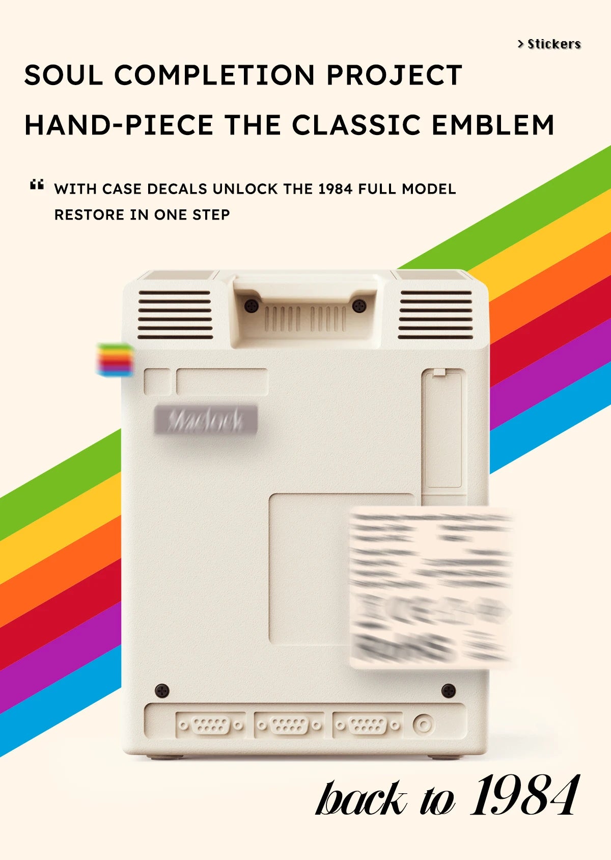 Reloj Alarma Retro Macintosh - Decoración de Escritorio