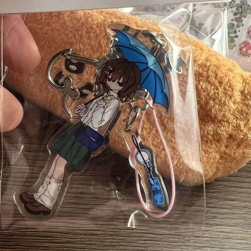 New Y2k Singer Girl Figurine Key Chain Project Anime Peripherals Cute Cartoon Originality Delicate Schoolbag Pendant Cute Gift
