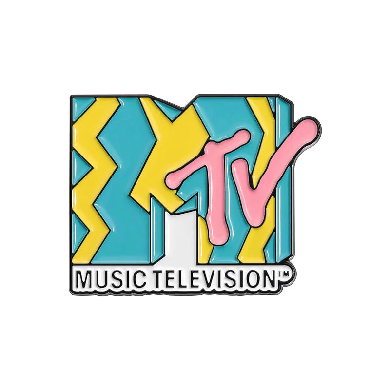 Pin Esmaltado MTV Retro Hip Hop - Broche Vintage Coleccionable
