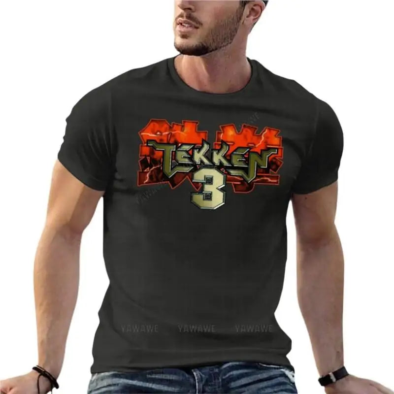 Camiseta Oversize Retro Tekken 3 - Videojuego de Pelea 90s