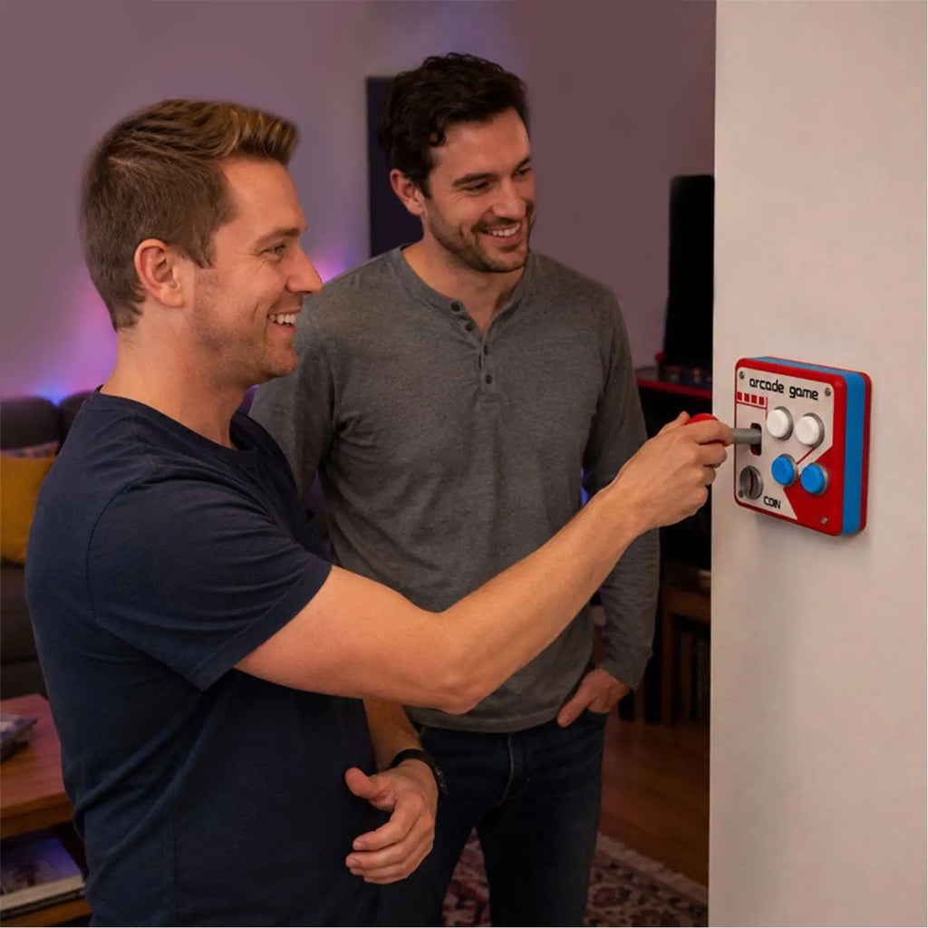 Tapa de Interruptor Arcade Retro - Decoración Gamer