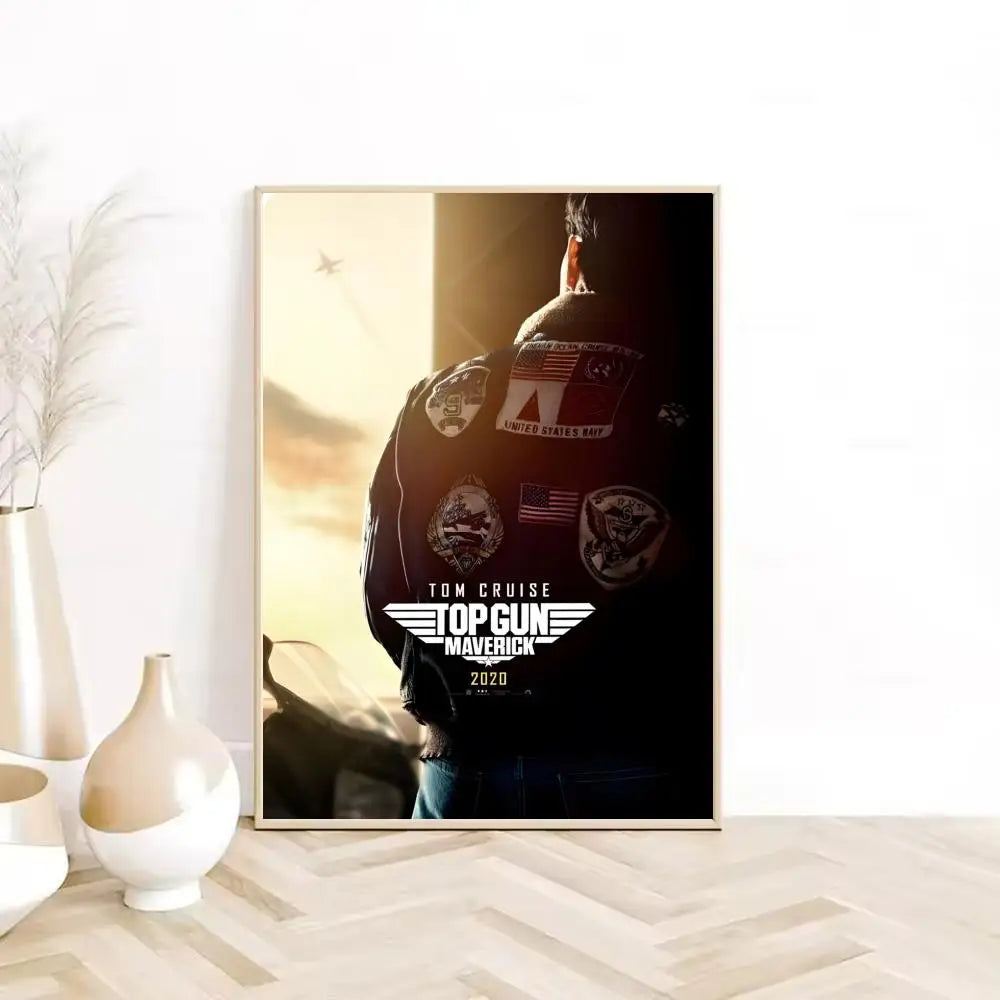 Cuadro Canvas Top Gun - Poster Pelicula Clasica Retro HD