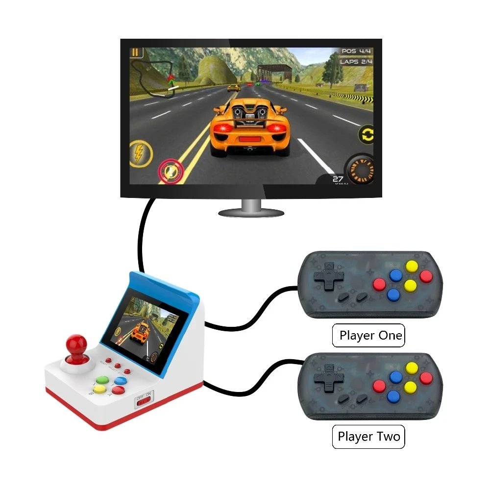 Mini Consola Arcade Retro POWKIDDY A6 - 360 Juegos Clásicos 8-Bit
