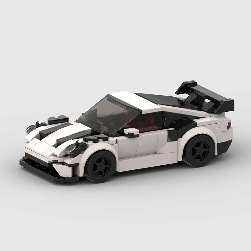 Auto Campeón MOC Rally - Bloques de Construcción Super Car Retro