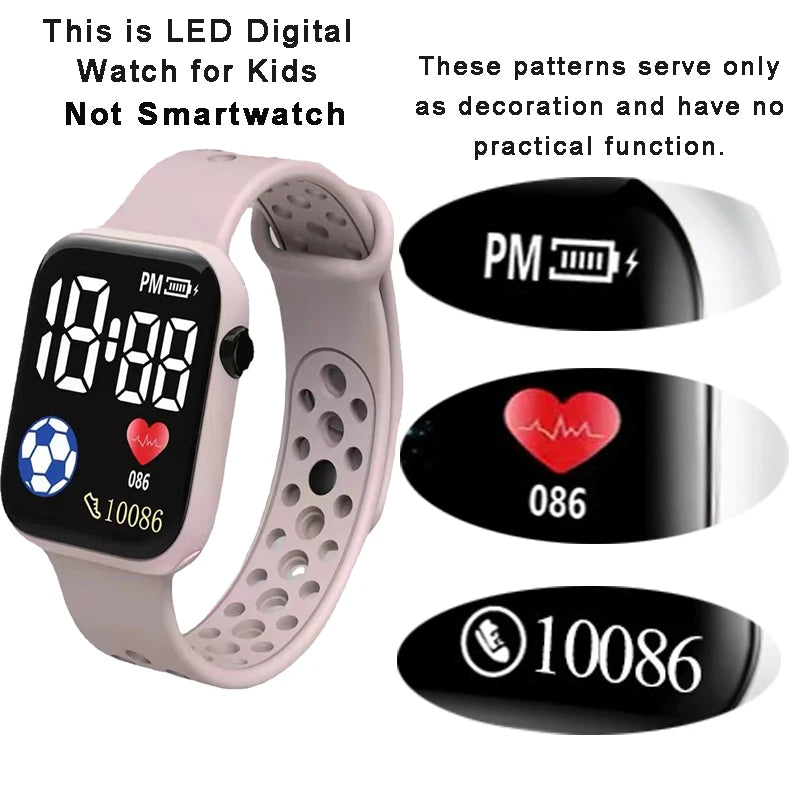Reloj Calculadora Infantil LED - Estilo Retro Digital