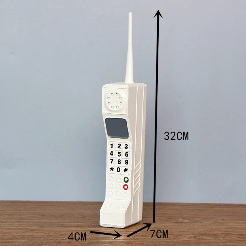 Retro Mobile Brick Phone Model 80'S 90'S Old Classic Design Telephone Model Old-Fashioned Metal Vintage
