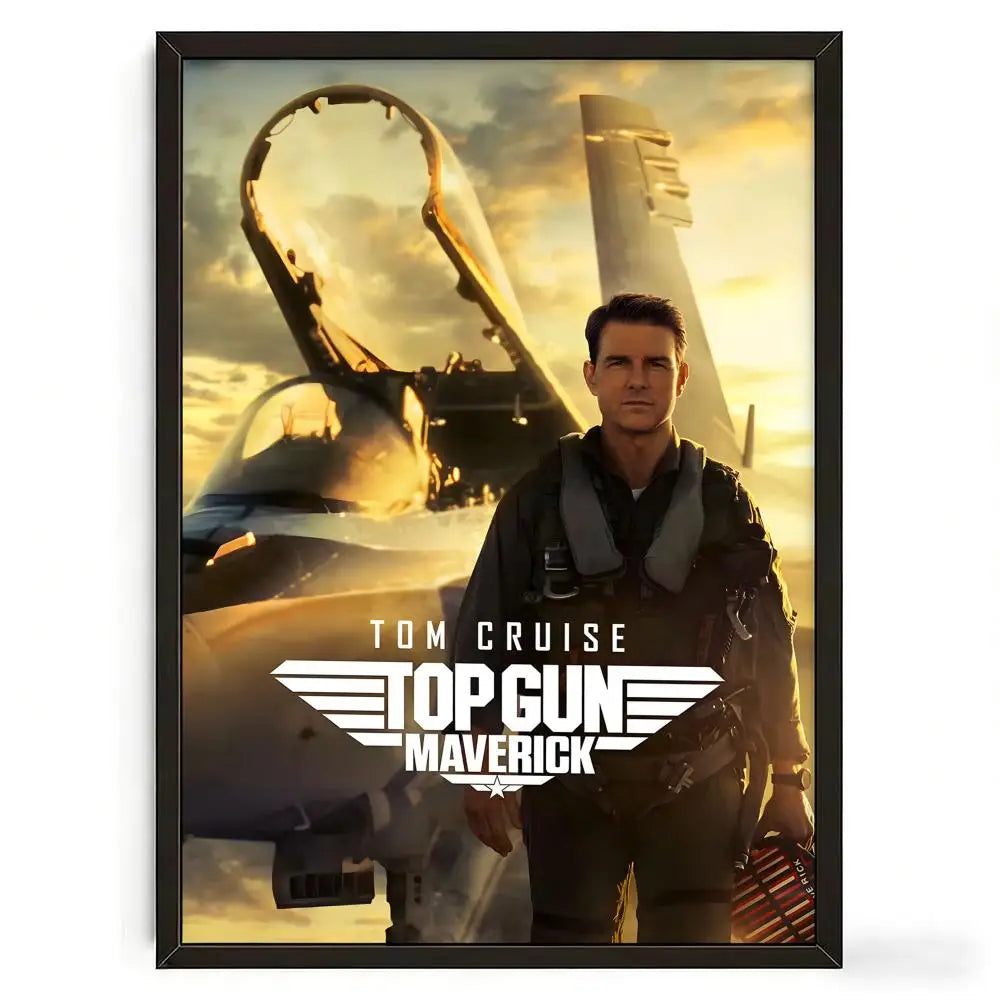 Poster Top Gun Pelicula Retro - Arte Decorativo para Pared