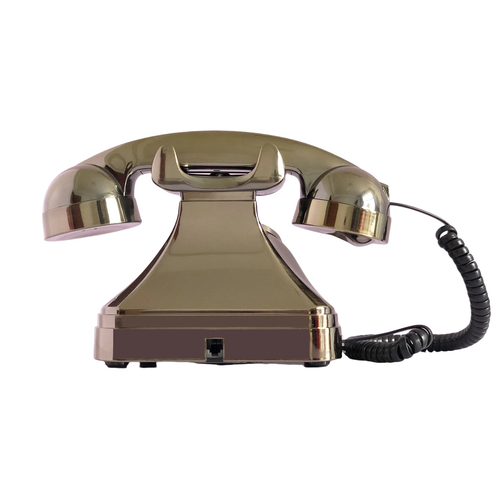 Retro Telephone, Corded Landline Phone 1980s Vintage Telephone Old Fashion Analog Senior Phone with Flash/Redial/Ringer for Home