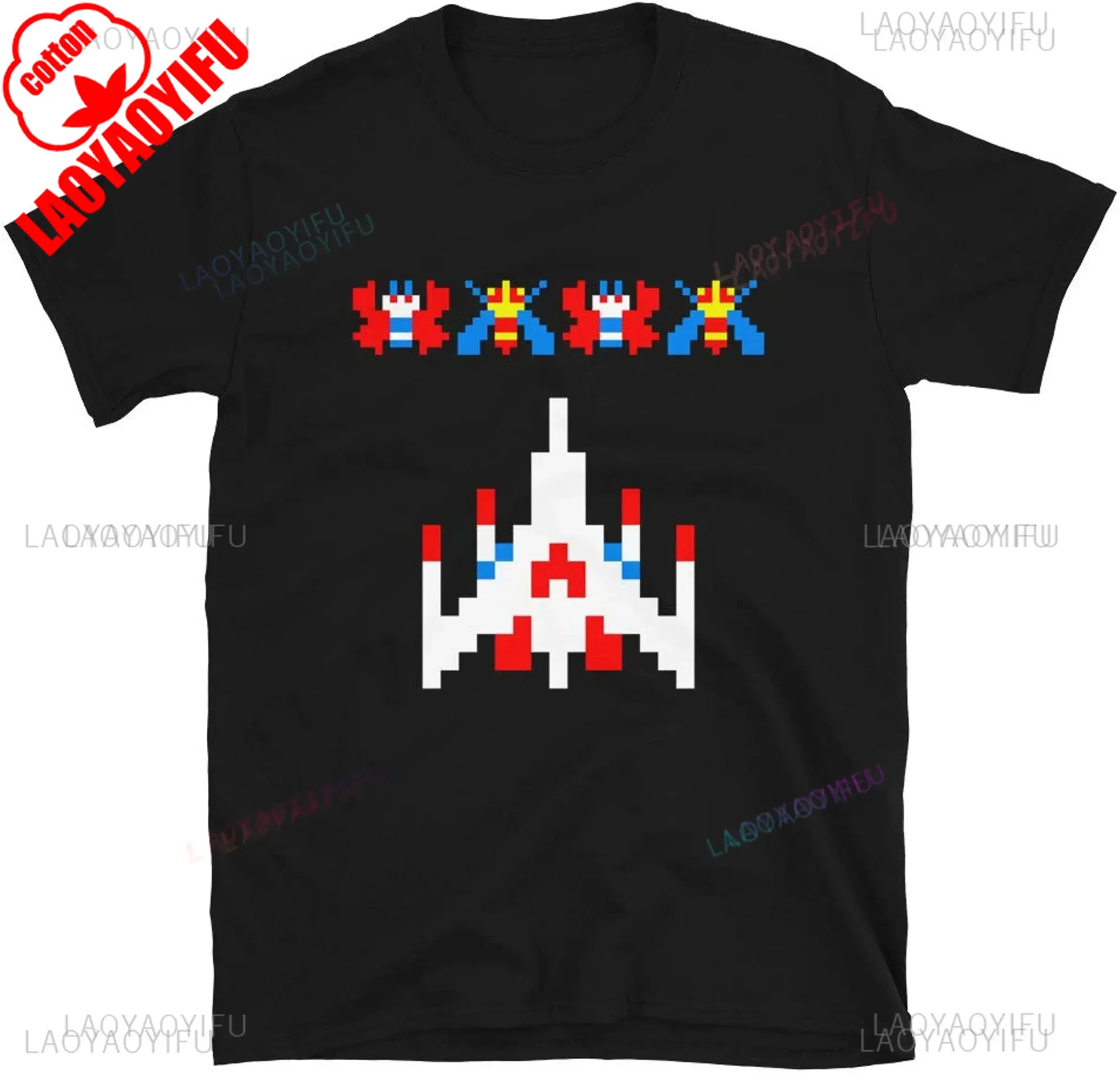 Camiseta Retro Galaga - Arcade Space Invaders 80s