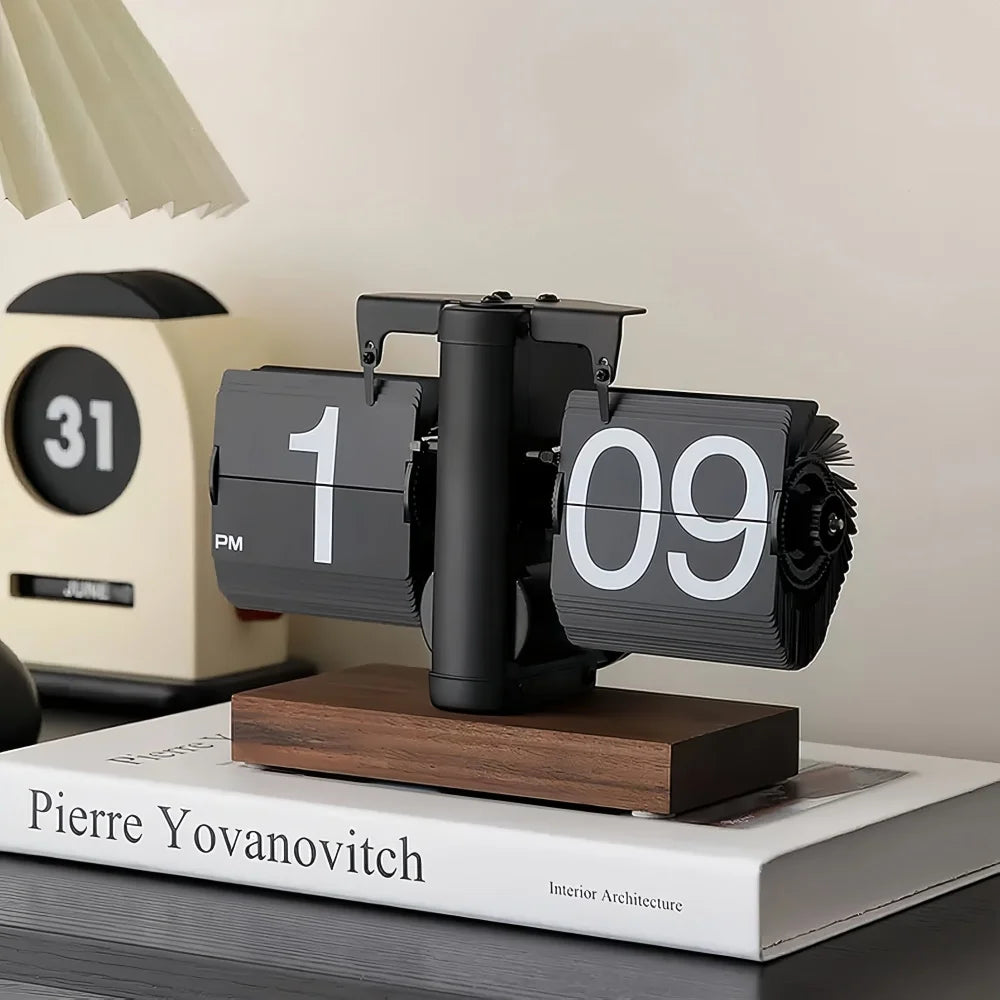 Reloj de Aleta Vintage - Flip Clock Retro