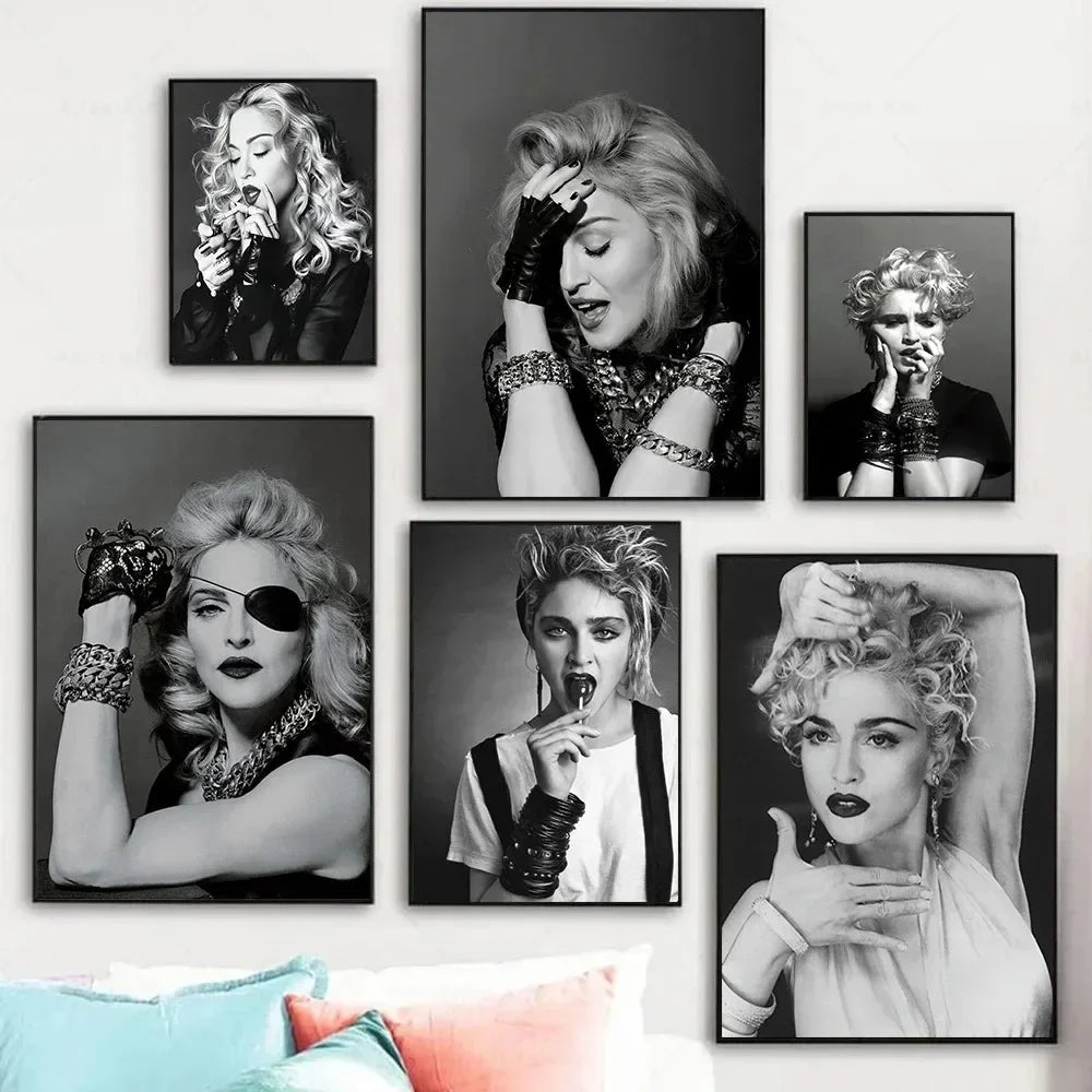 Póster Canvas Madonna - Reina del Pop Arte Retro 80s