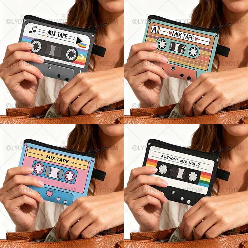 Monedero Retro Cassette - Billetera Vintage Unisex